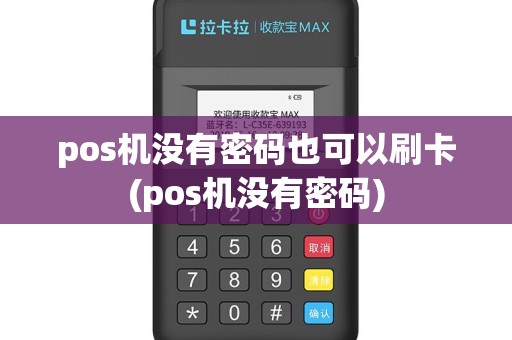 pos机没有密码也可以刷卡(pos机没有密码)