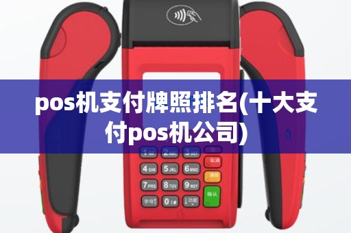 pos机支付牌照排名(十大支付pos机公司)