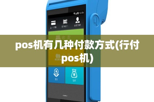 pos机有几种付款方式(行付pos机)