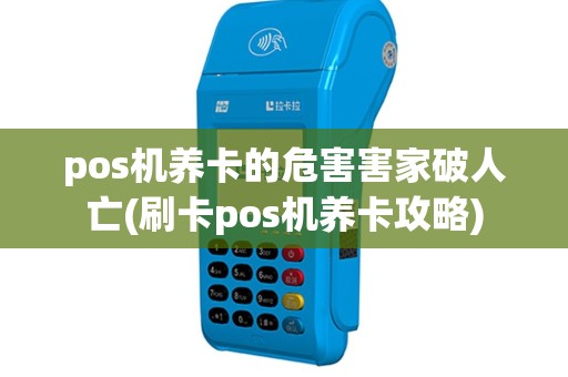 pos机养卡的危害害家破人亡(刷卡pos机养卡攻略)