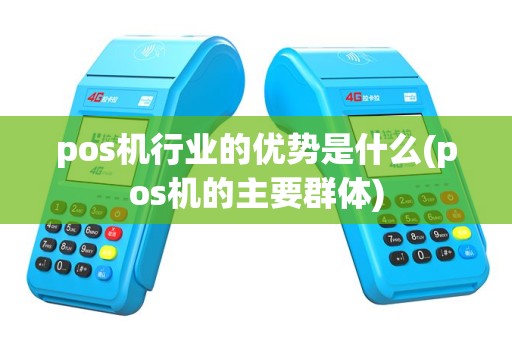 pos机行业的优势是什么(pos机的主要群体)