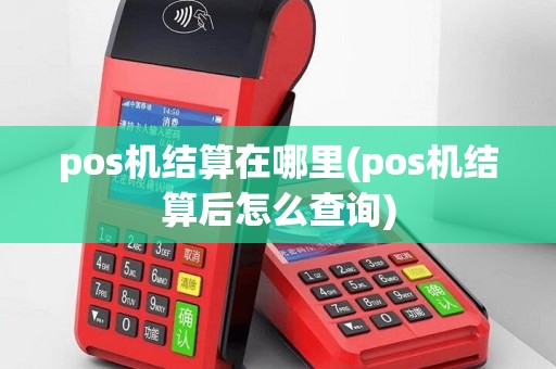 pos机结算在哪里(pos机结算后怎么查询)