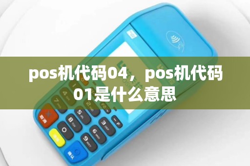 pos机代码04，pos机代码01是什么意思