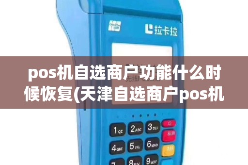 pos机自选商户功能什么时候恢复(天津自选商户pos机)