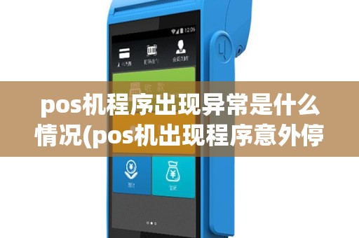 pos机程序出现异常是什么情况(pos机出现程序意外停止)