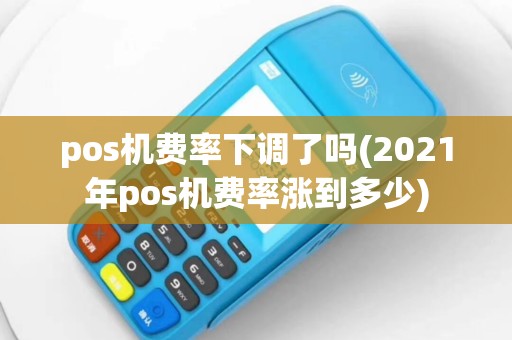 pos机费率下调了吗(2021年pos机费率涨到多少)