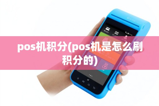 pos机积分(pos机是怎么刷积分的)