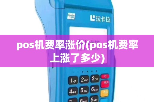 pos机费率涨价(pos机费率上涨了多少)