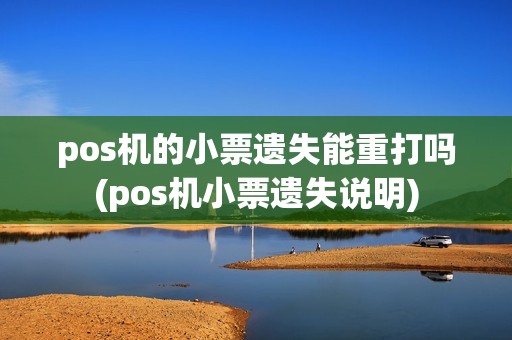 pos机的小票遗失能重打吗(pos机小票遗失说明)