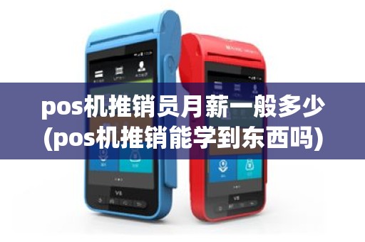 pos机推销员月薪一般多少(pos机推销能学到东西吗)