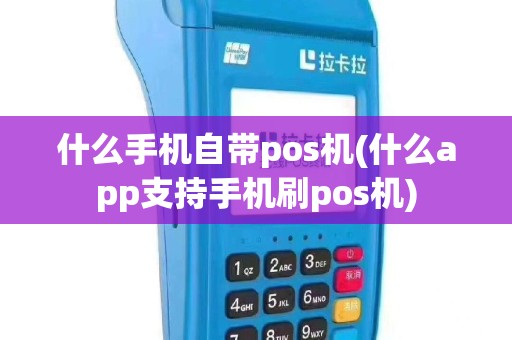 什么手机自带pos机(什么app支持手机刷pos机)