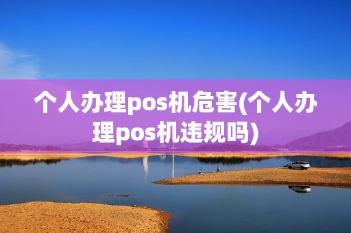 个人办理pos机危害(个人办理pos机违规吗)