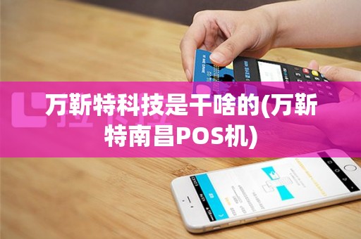 万靳特科技是干啥的(万靳特南昌POS机)