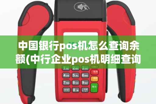 中国银行pos机怎么查询余额(中行企业pos机明细查询)