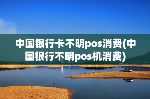 中国银行卡不明pos消费(中国银行不明pos机消费)