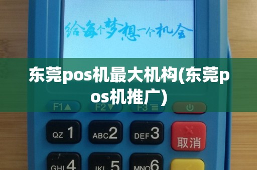 东莞pos机最大机构(东莞pos机推广)