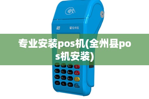 专业安装pos机(全州县pos机安装)
