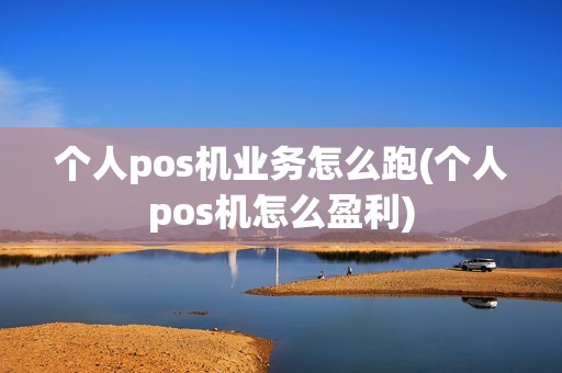 个人pos机业务怎么跑(个人pos机怎么盈利)