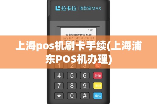 上海pos机刷卡手续(上海浦东POS机办理)