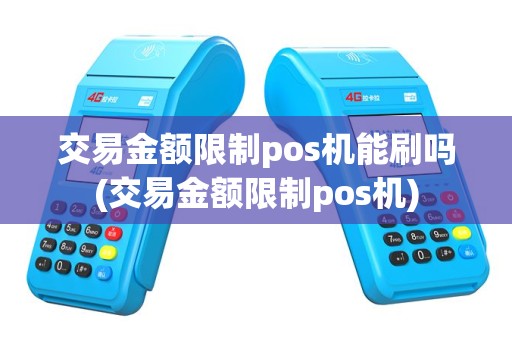 交易金额限制pos机能刷吗(交易金额限制pos机)