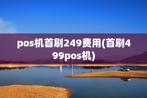pos机首刷249费用(首刷499pos机)
