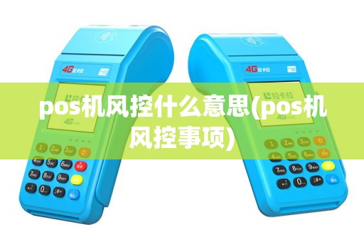 pos机风控什么意思(pos机风控事项)