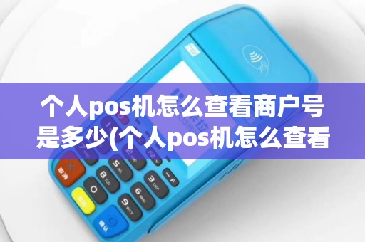 个人pos机怎么查看商户号是多少(个人pos机怎么查看商户号)