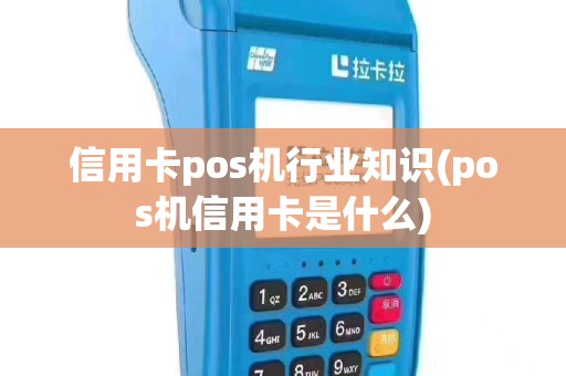 信用卡pos机行业知识(pos机信用卡是什么)