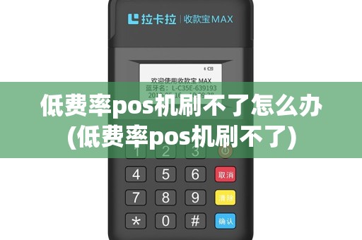 低费率pos机刷不了怎么办(低费率pos机刷不了)