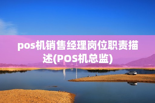 pos机销售经理岗位职责描述(POS机总监)