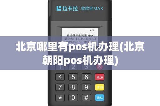 北京哪里有pos机办理(北京朝阳pos机办理)