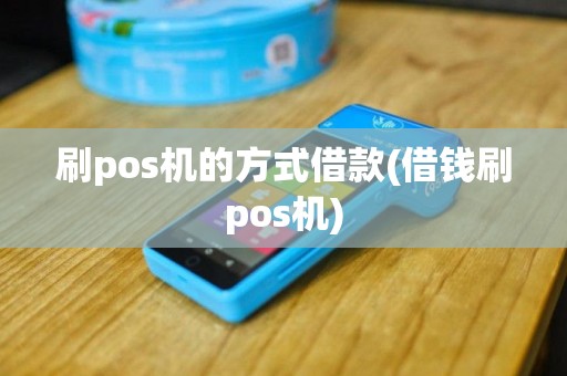 刷pos机的方式借款(借钱刷pos机)